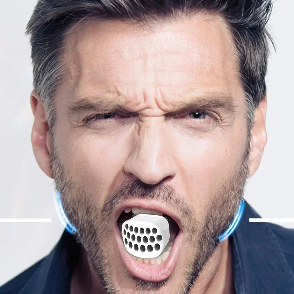 Jaw Exerciser Facial Gym Fitness Ball Jaw Muscle Training Double Chin Reducer Neck Face Slimming Mouth Jaw